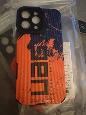 Urban Armor Gear Orange and Navy Rugged Protective Phone Case